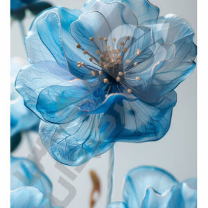 گل آبی کد محصول 2996