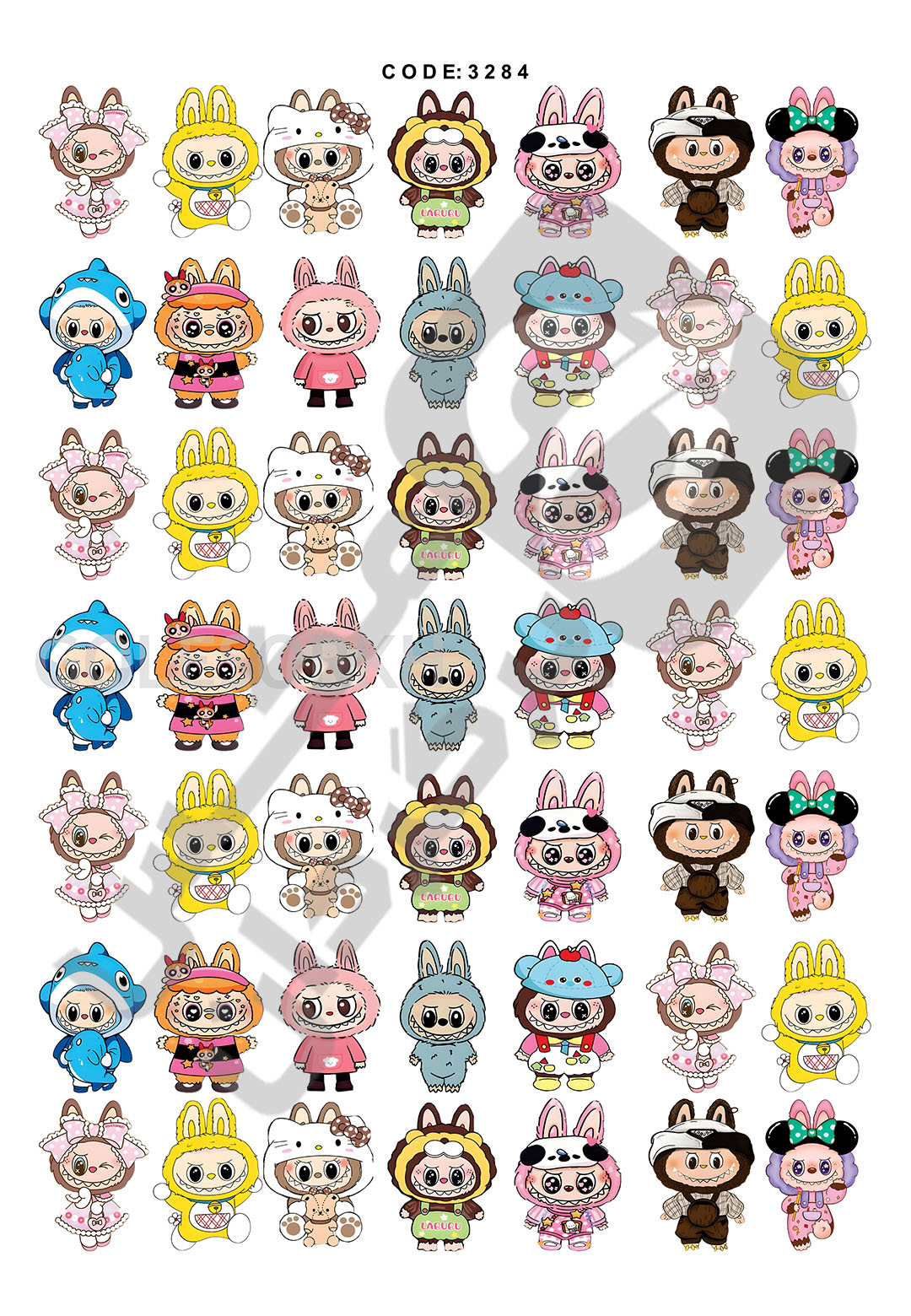 3284 شخصیت کارتونی کد محصول 3284 - تصویر 1