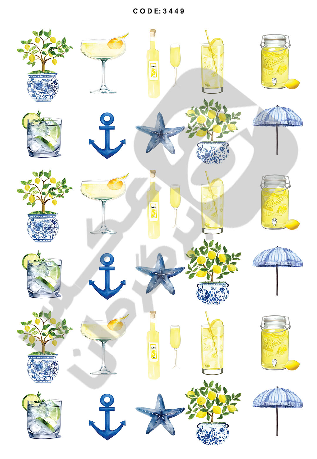 3449 تابستان خنک کد محصول 3449 - تصویر 1